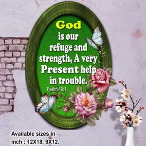 Ref : God is our refuge and strength, a very present help in trouble. Psalm 46:1