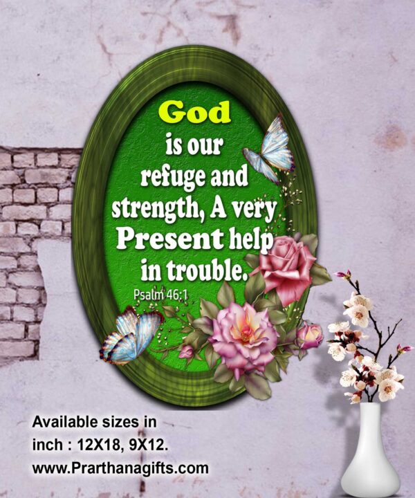 Ref : God is our refuge and strength, a very present help in trouble. Psalm 46:1