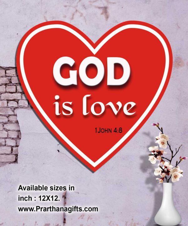 Ref : God is Love. 1 John 4:8