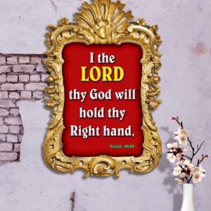 I the LORD thy God will hold thy right hand, Isaiah 41:13