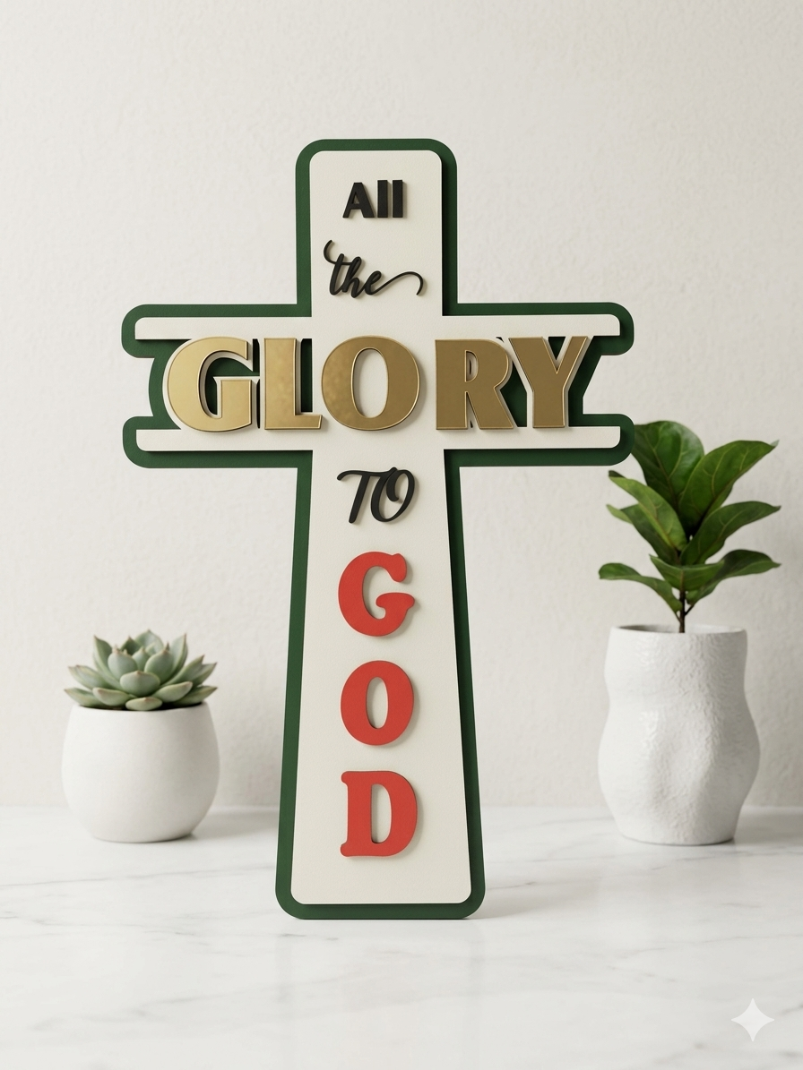 Gold GLORY Cross